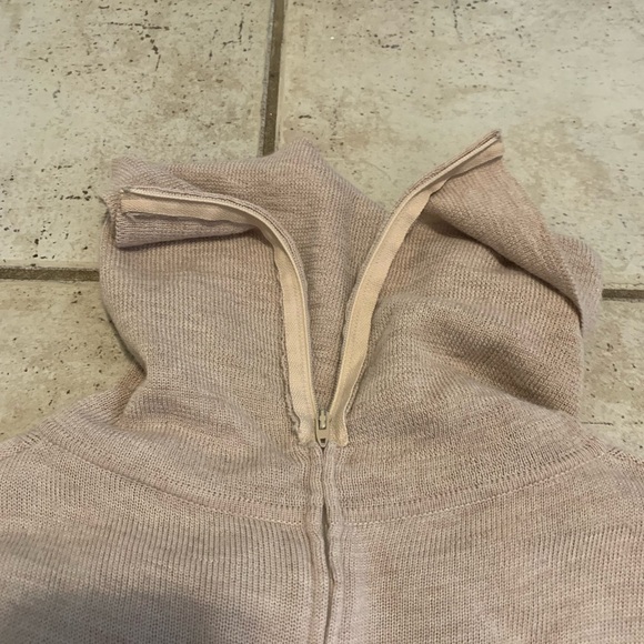 Vintage 70s Ciaro 100% Wool Turtleneck Knit Sweater Dress Size 12 - Picture 4 of 12